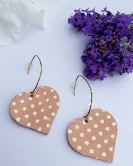 Mila – rose pois dorés